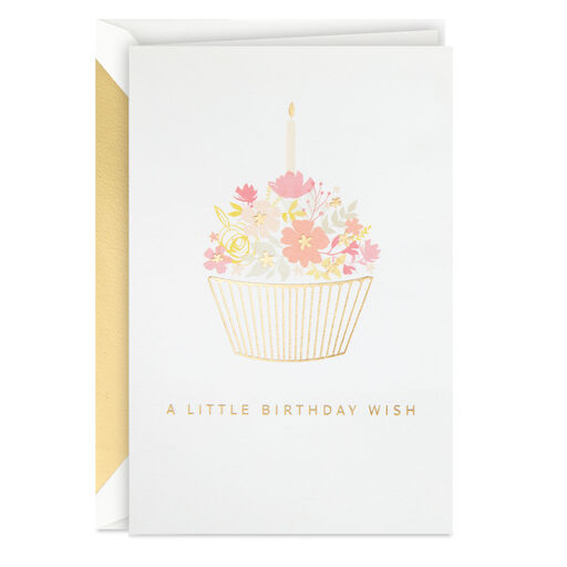 A Little Wish With Lots of Love Birthday Card, 