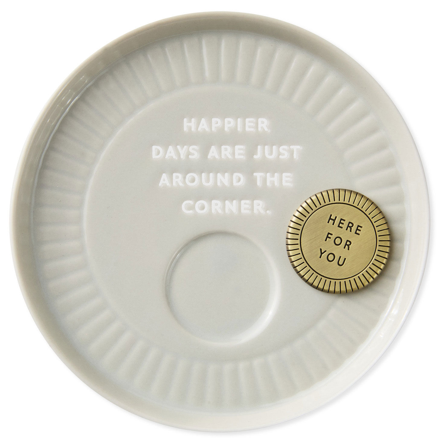 Sun and Rays Round Trinket Dish With Token, , large image number 2