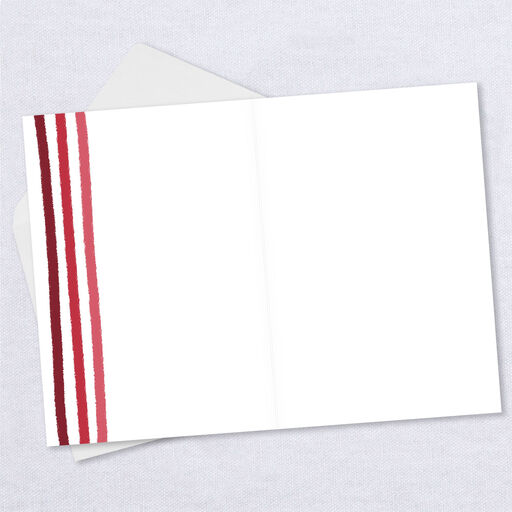 Personalized Red Heart Frame Photo Card, 