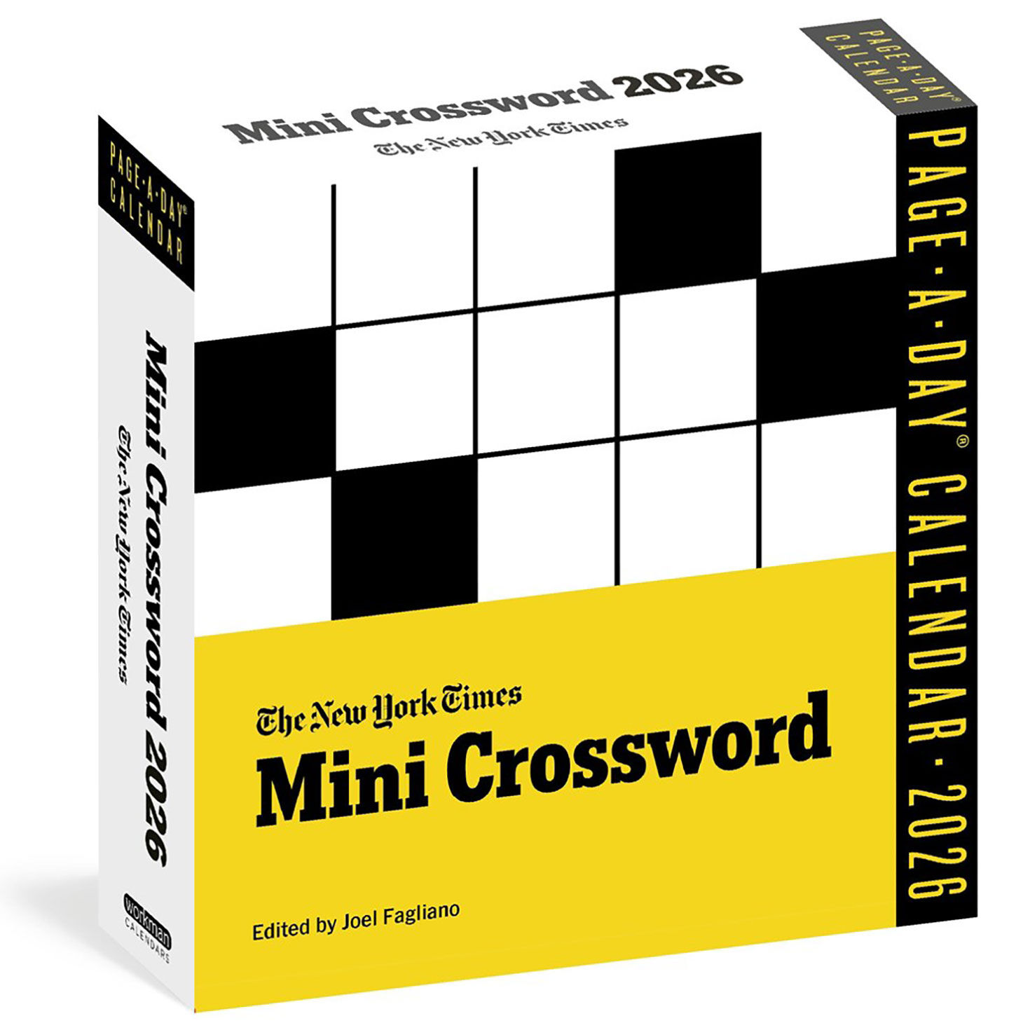Daily NYT Mini Crosswords 2026 Desktop Calendar front image number 1