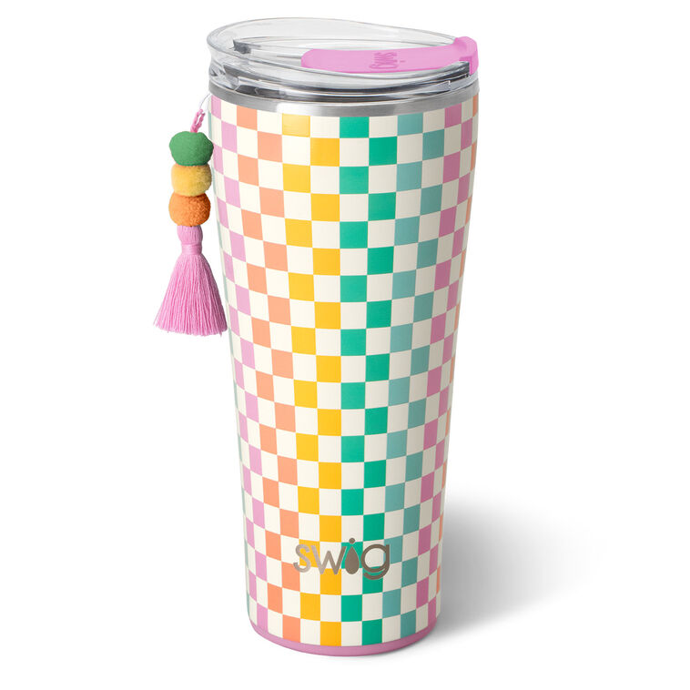 Swig Check Mate Stainless Steel Tumbler, 32 oz.