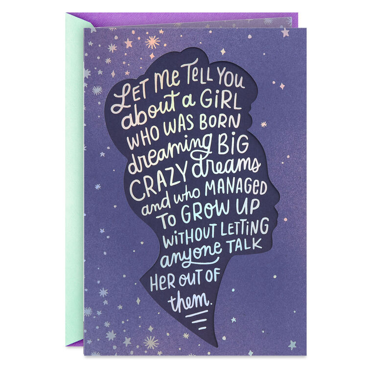 A Woman Who Makes the World Better Birthday Card for Daughter