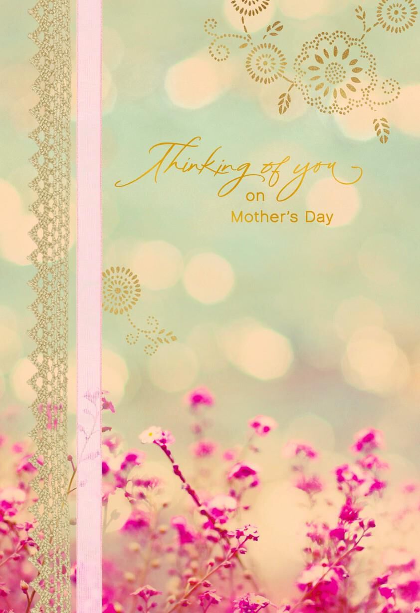Comforting Flowers in Meadow Mother's Day Card