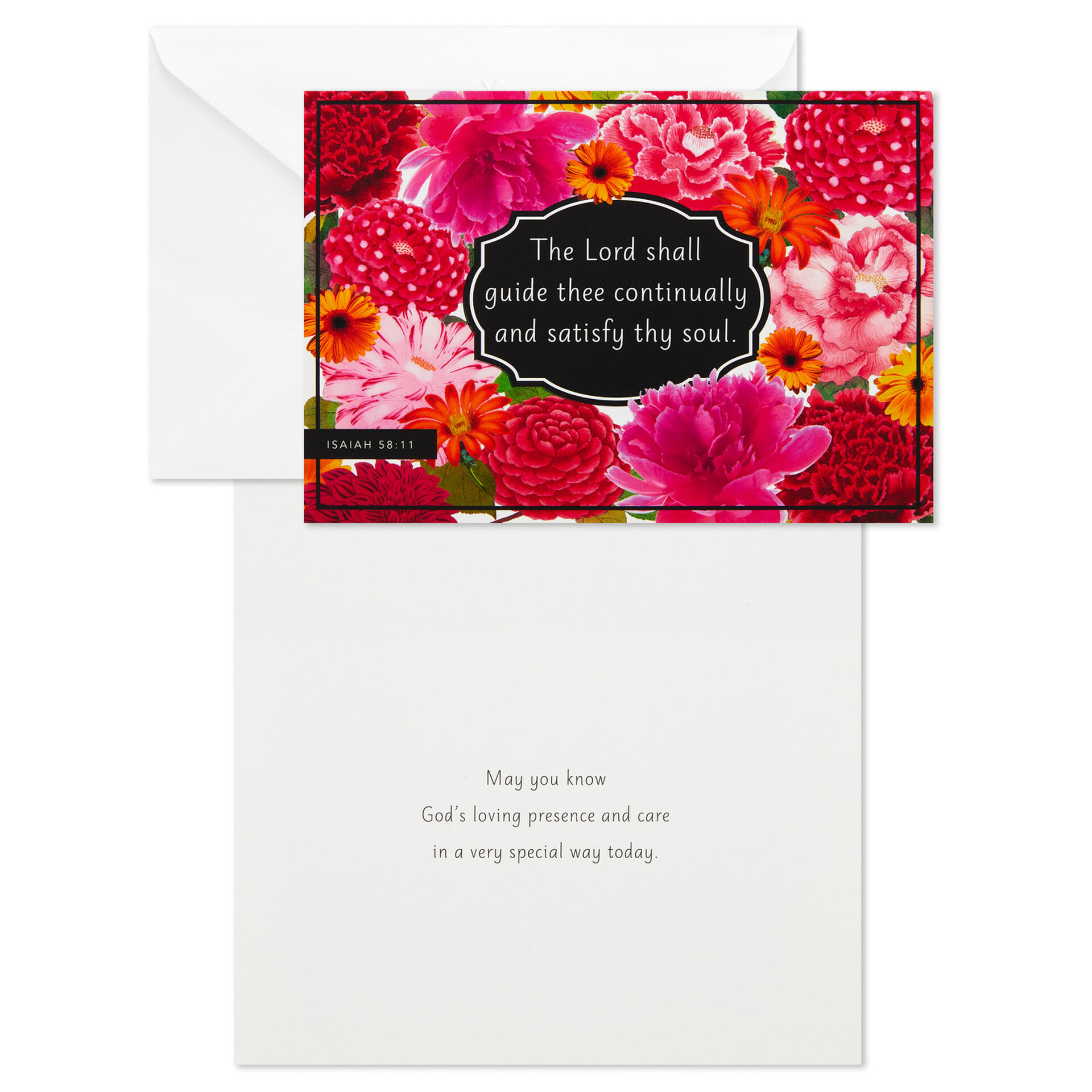Floral Assorted Religious Thinking of You Cards, Box of 12  Boxed