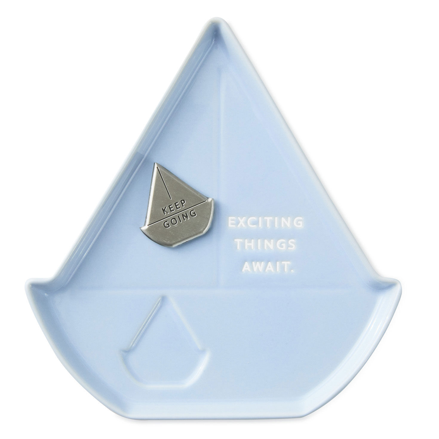 Sailboat-Shaped Trinket Dish With Token, , large image number 2