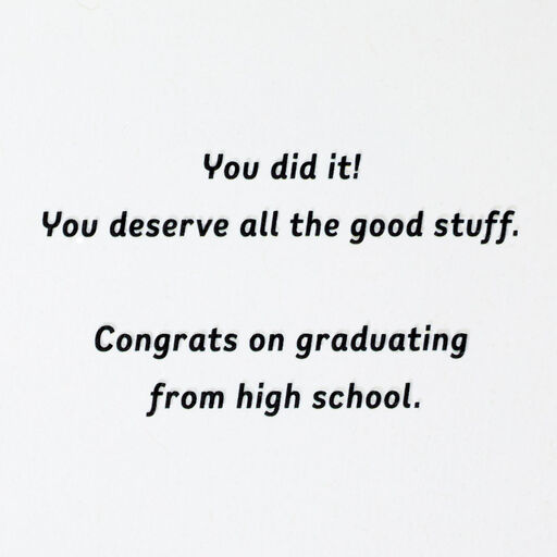 You Did It! Panda High School Graduation Card for Nephew, 