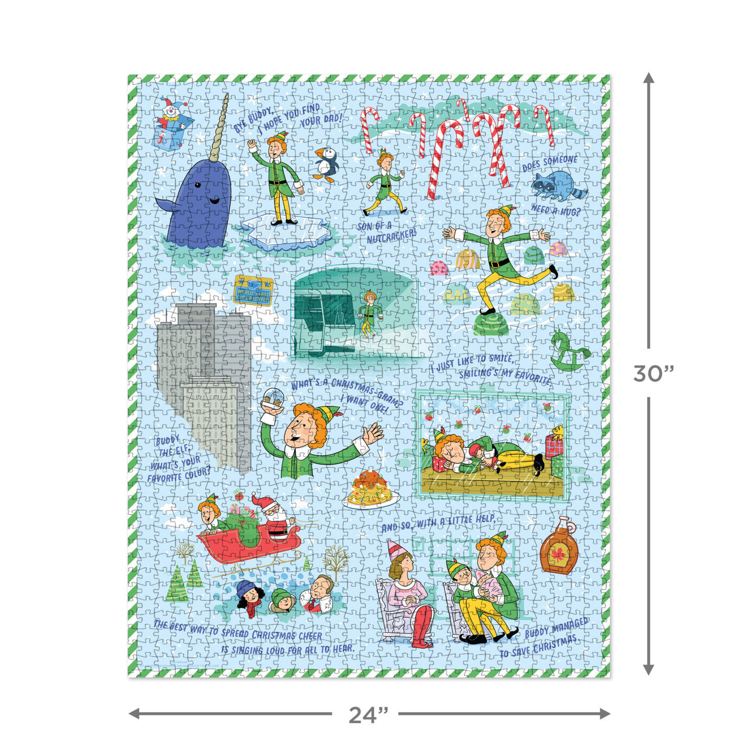 Elf Journey to New York 1000-Piece Jigsaw Puzzle for only USD 26.99 | Hallmark
