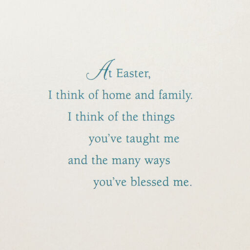 Thomas Kinkade Grateful for You Easter Card for Dad, 