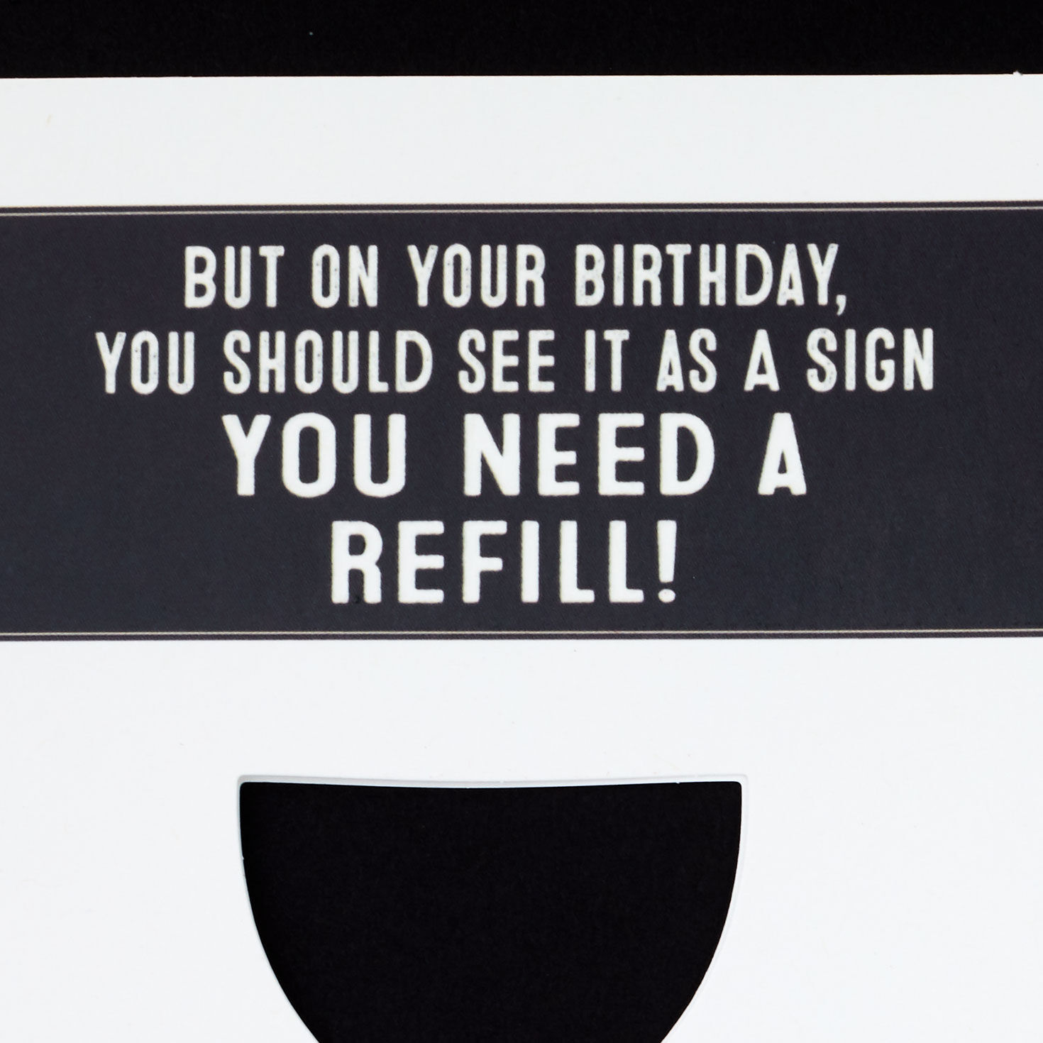 Glass Half-Full of Wine Birthday Card for only USD 4.59 | Hallmark