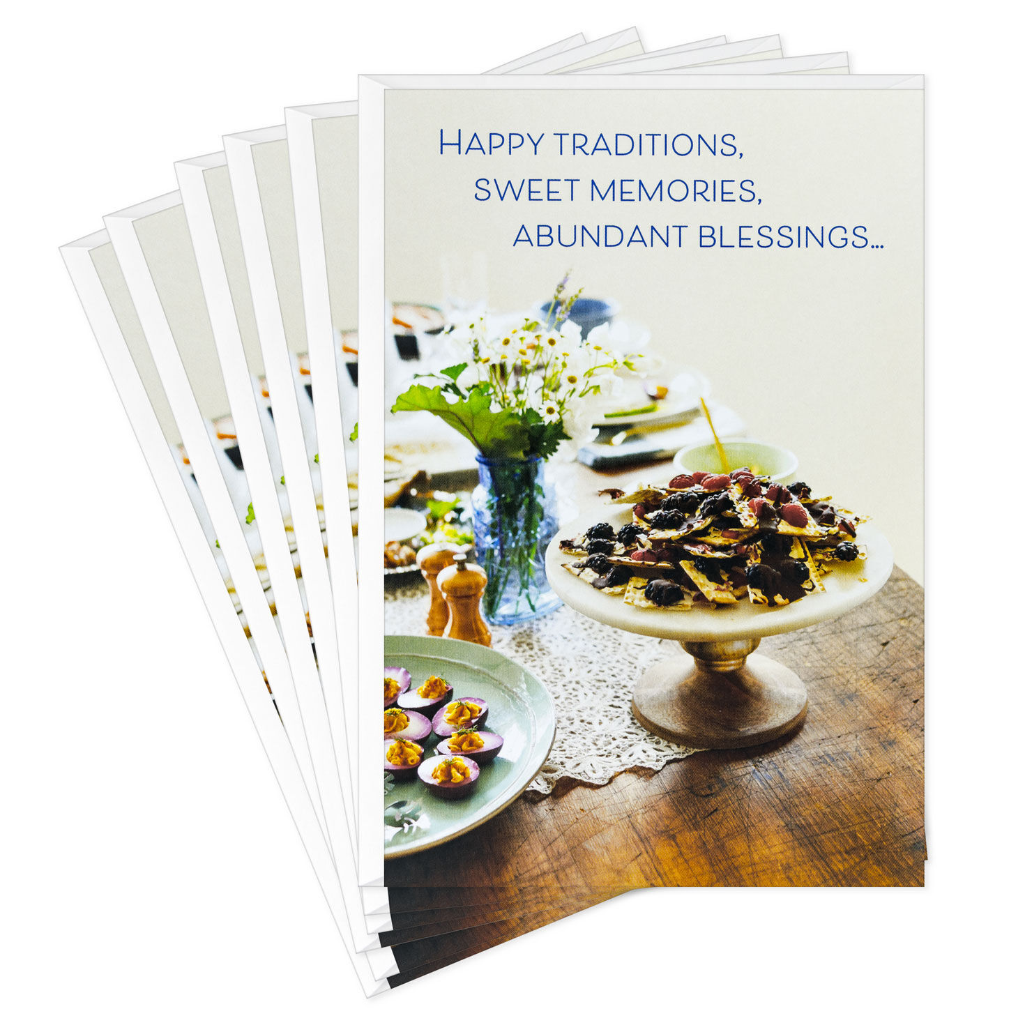 Happy Traditions and Blessings Passover Cards, Pack of 6