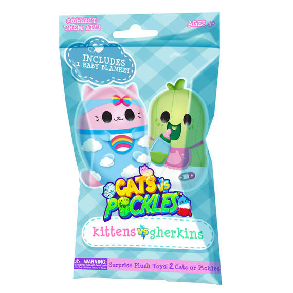Kittens vs Gherkins Surprise Plush Toy, 2-Pack, , large image number 1