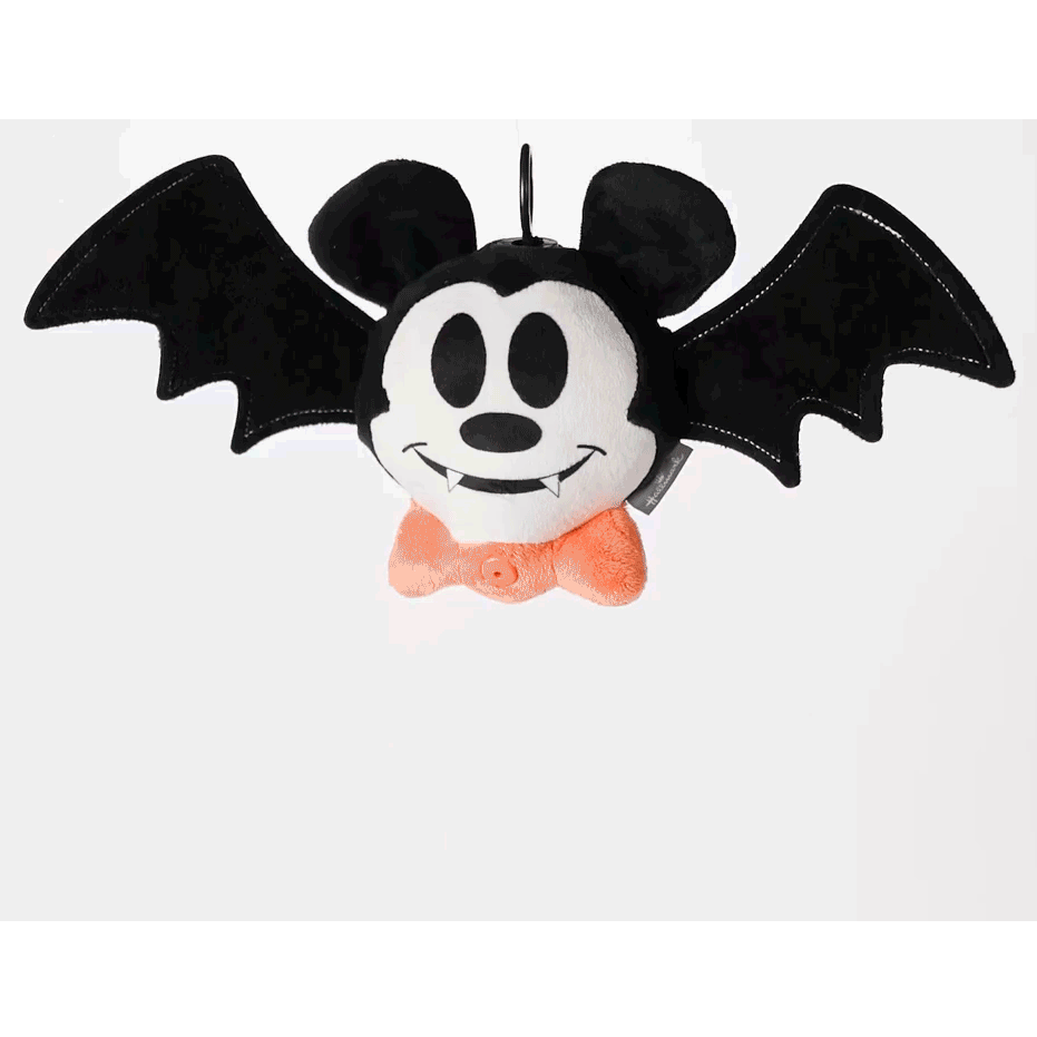 Disney Mickey Mouse Drop-n-Greet Bat Plush With Motion-Activated Sound and Motion, 8" for only USD 26.99 | Hallmark