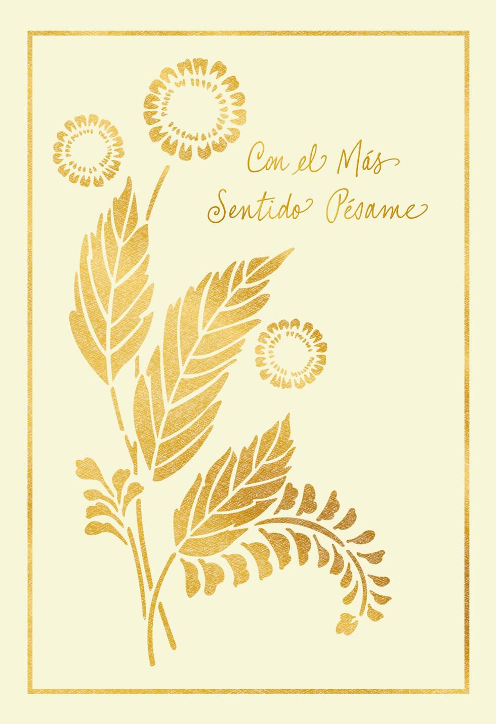 A Wish for Peace and Comfort Spanish-Language Sympathy Card - Greeting