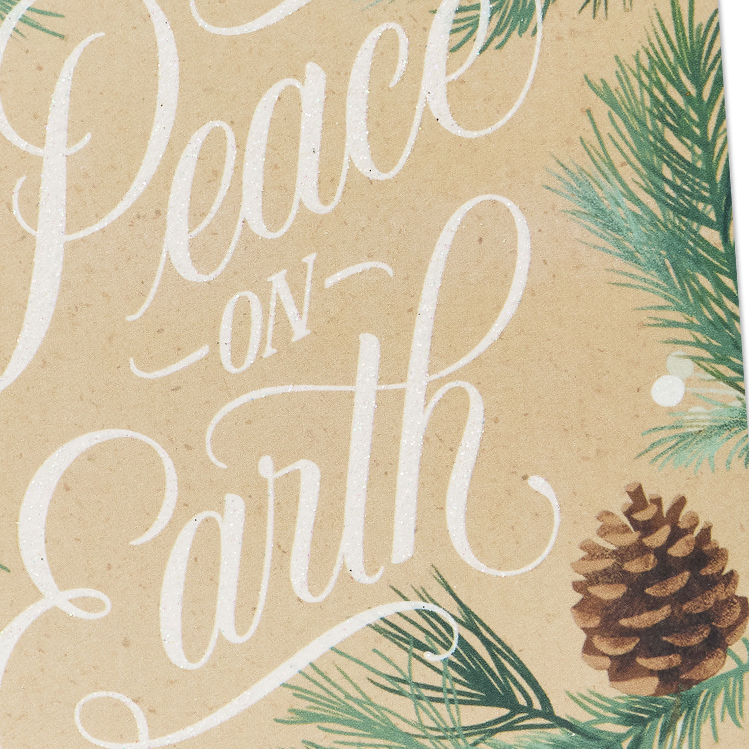 Pine Boughs Boxed Christmas Cards Cover Detail image number 5