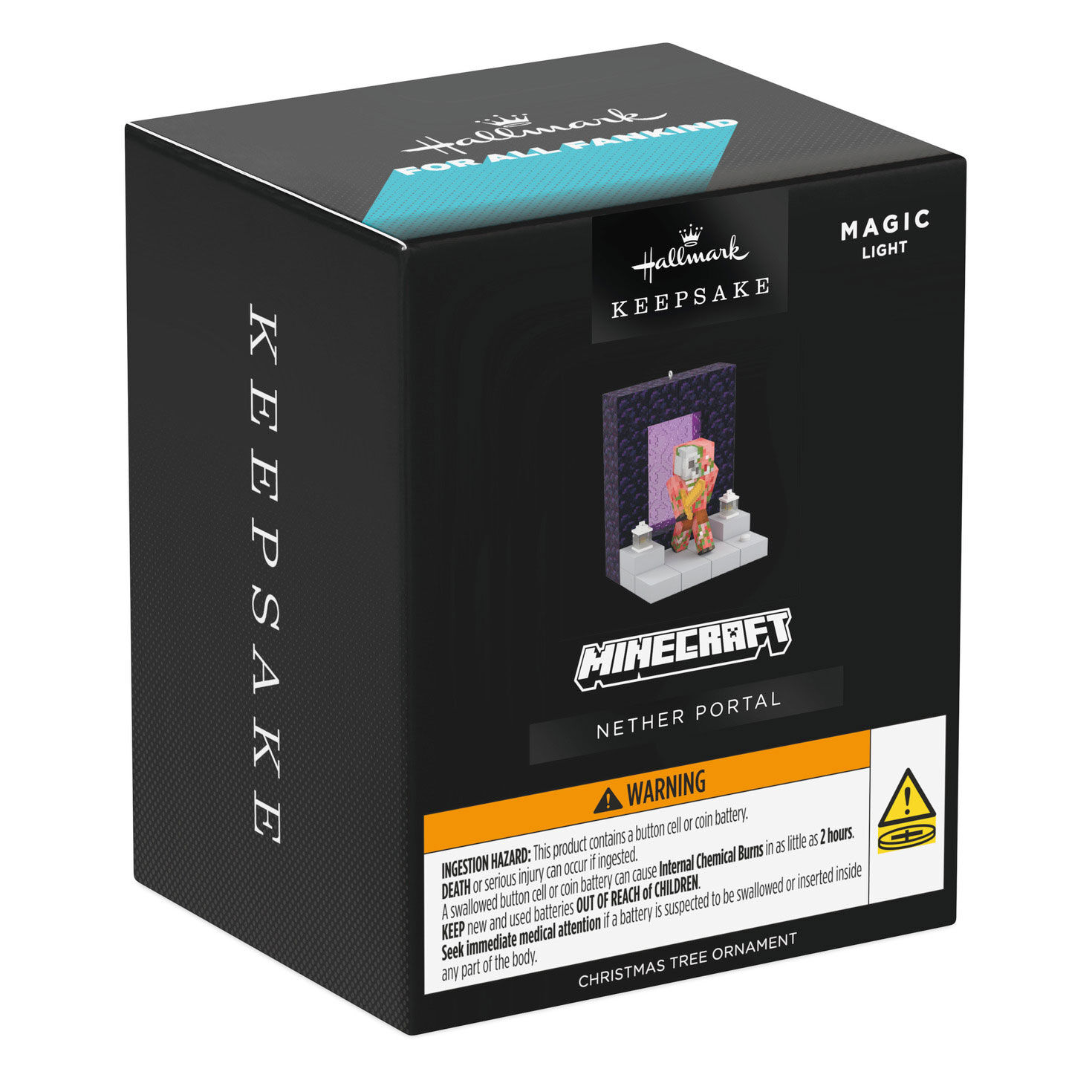 Minecraft Nether Portal Keepsake Ornament package front image number 7
