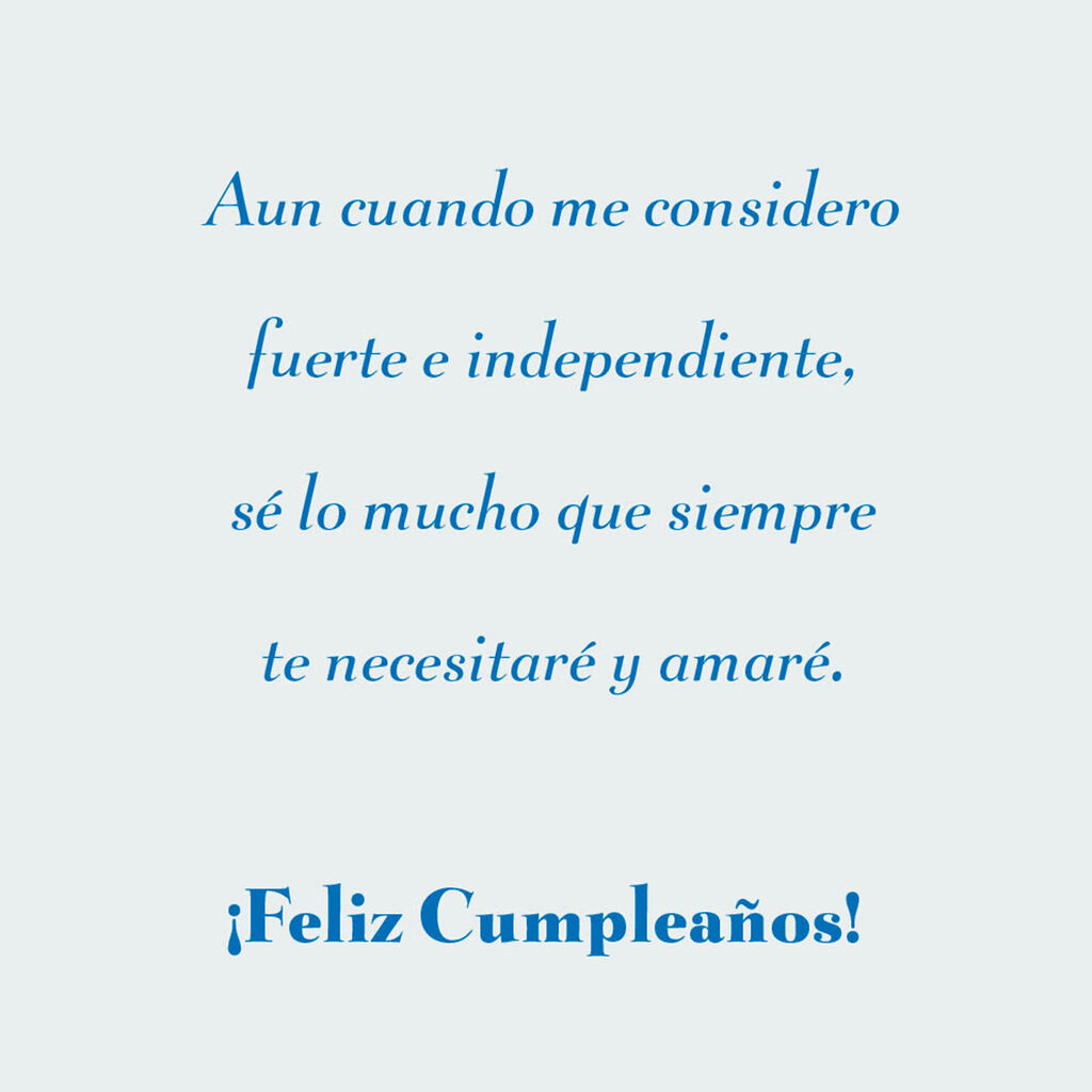 Always Love You Spanish Language Birthday Card For Dad Greeting