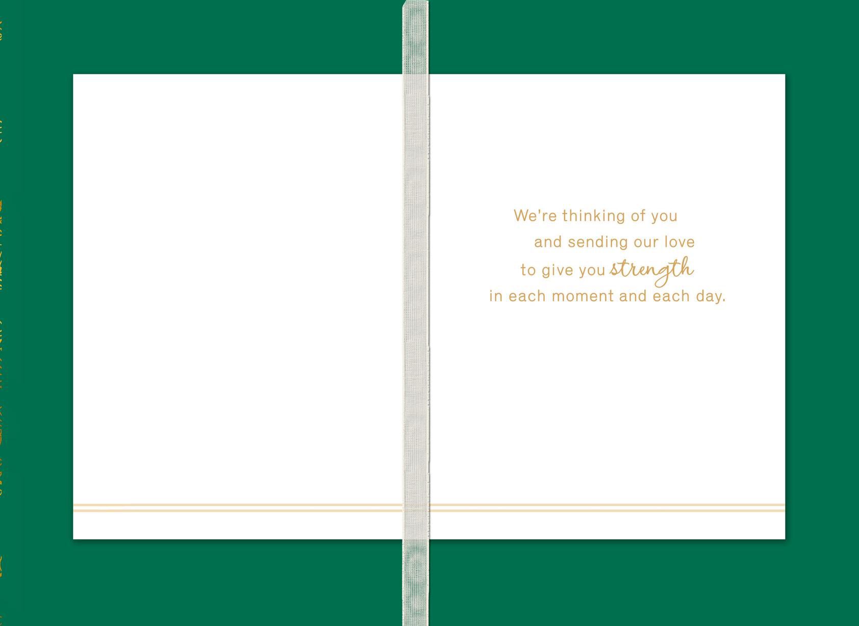 Sending Love, Sending Strength Sympathy Card From All