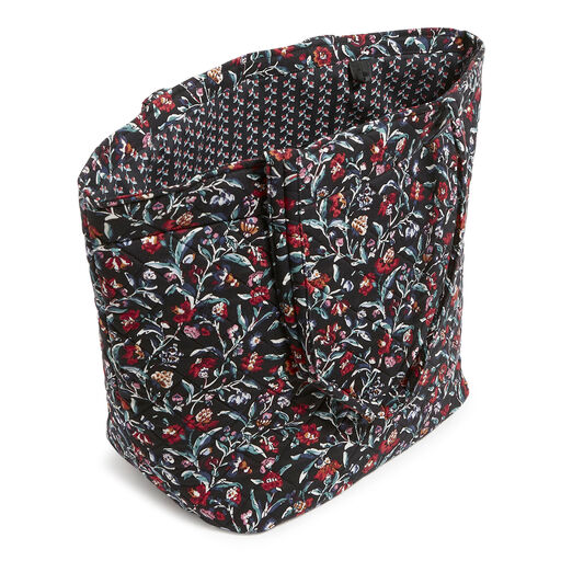 Vera Bradley Grand Tote in Perennials Noir, 