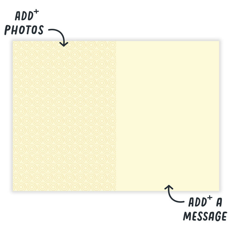 Personalized Orange and Gold Thank-You Card  image number 3