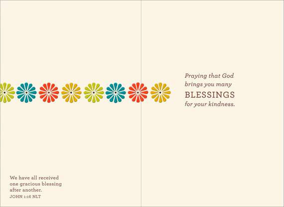 Gracious Blessings Religious Thank You Card, , large image number 2