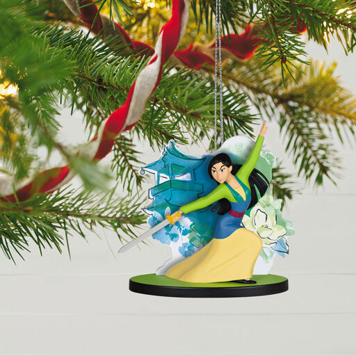 Disney Mulan 25th Anniversary Heart of a Warrior Ornament, 