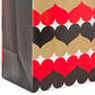 17" Rows of Hearts Extra-Deep Valentine's Day Gift Bag With Tissue Paper, , large image number 5