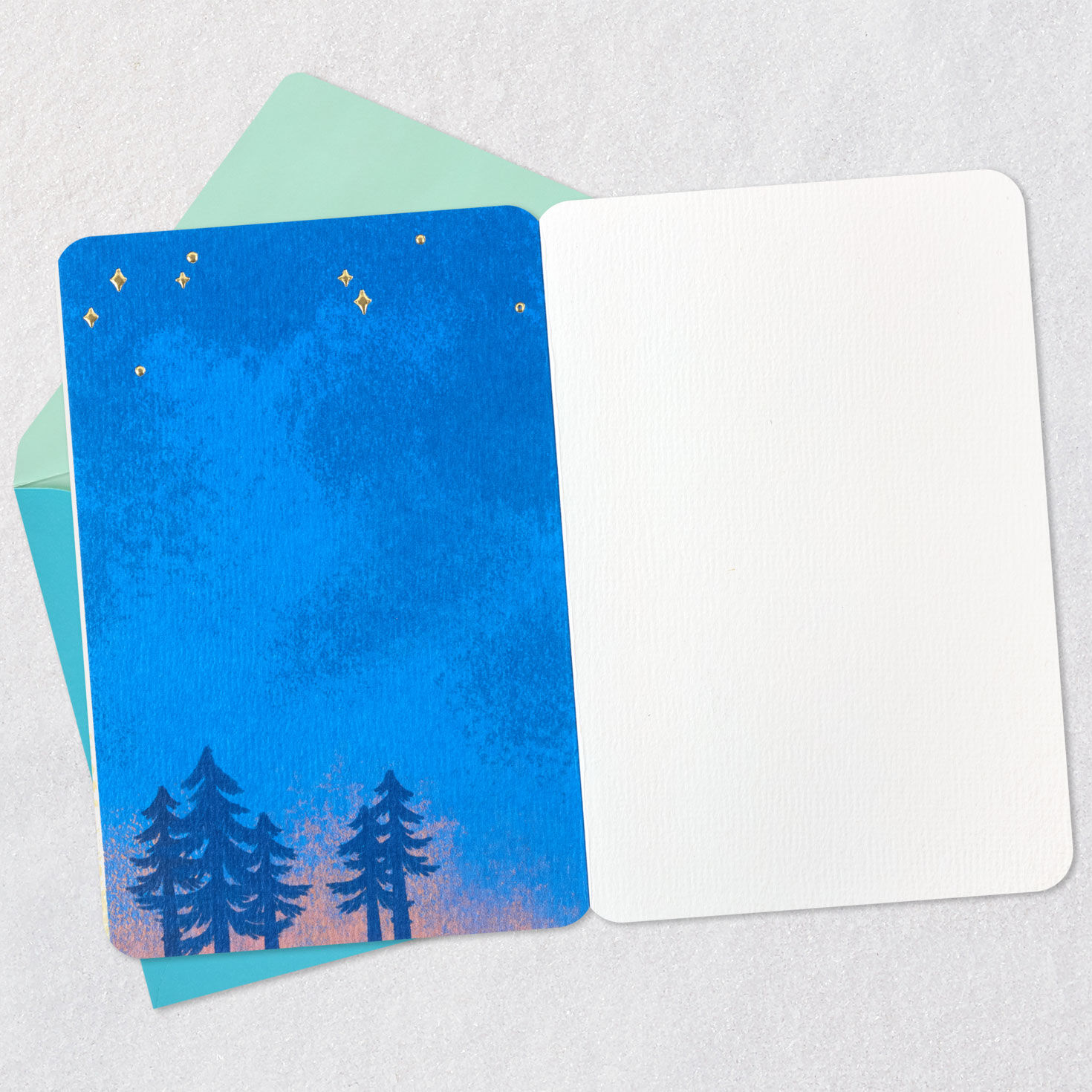 Mason Jar Firefly Forest Scene Blank Card for only USD 5.59 | Hallmark