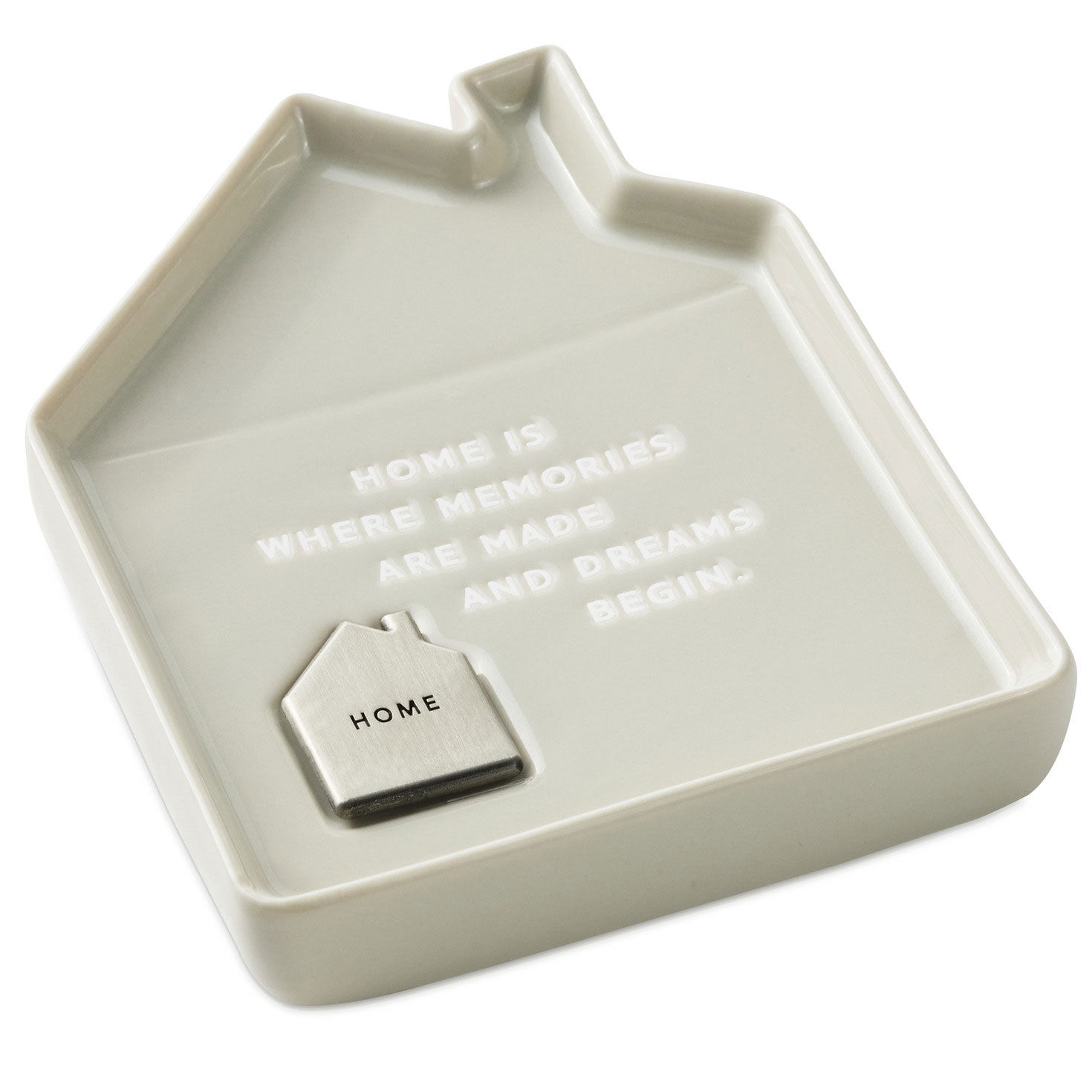 House-Shaped Trinket Dish With Token - Trays & Boxes | Hallmark