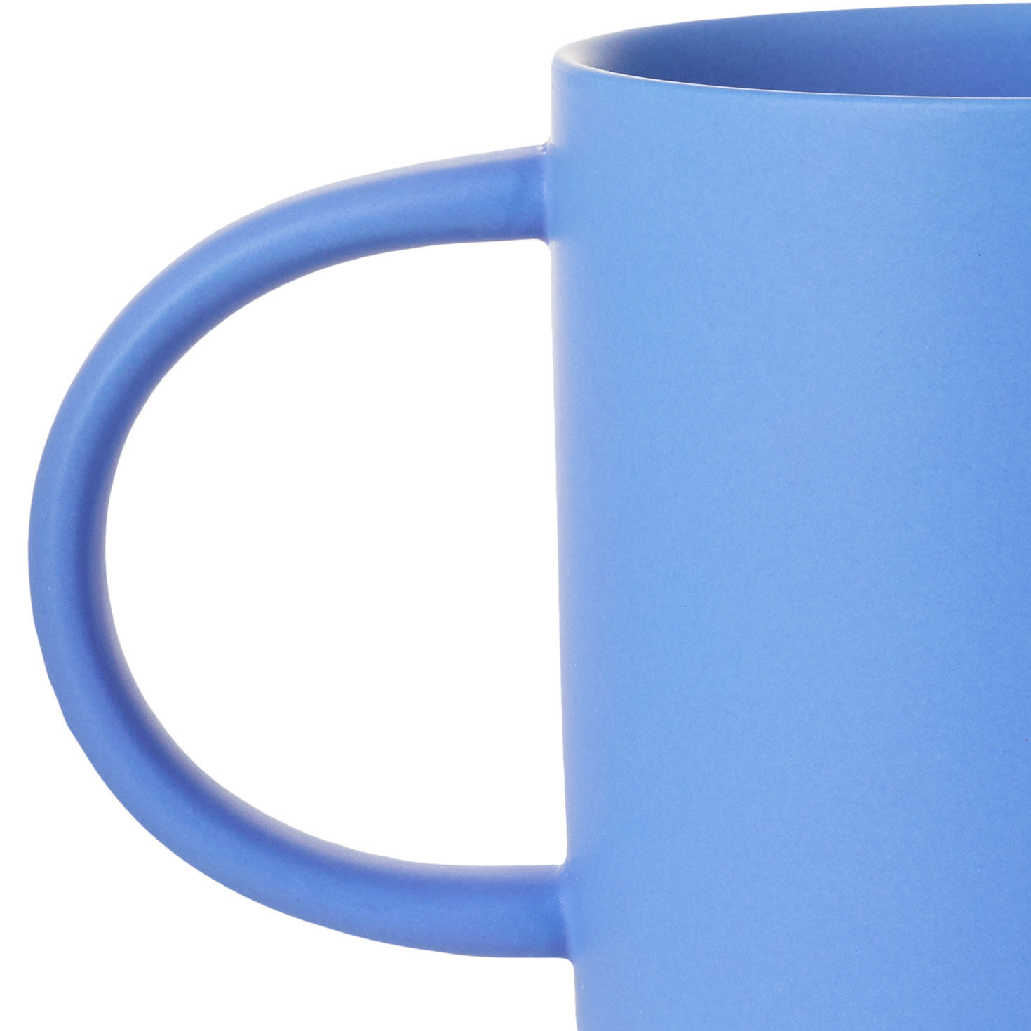 Woo Hoo Exclamation Points Blue Ceramic Mug  image number 4