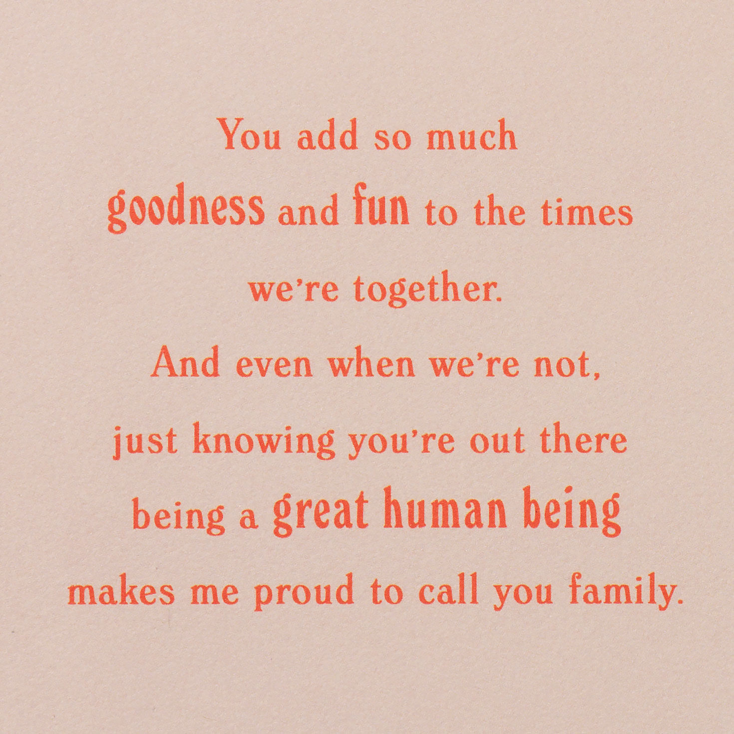 Proud to Call You Family Birthday Card for Relative, , large image number 2