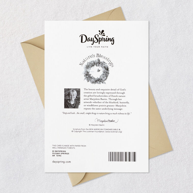 Painted Cream and Pink Flowers Anniversary Card  image number 8