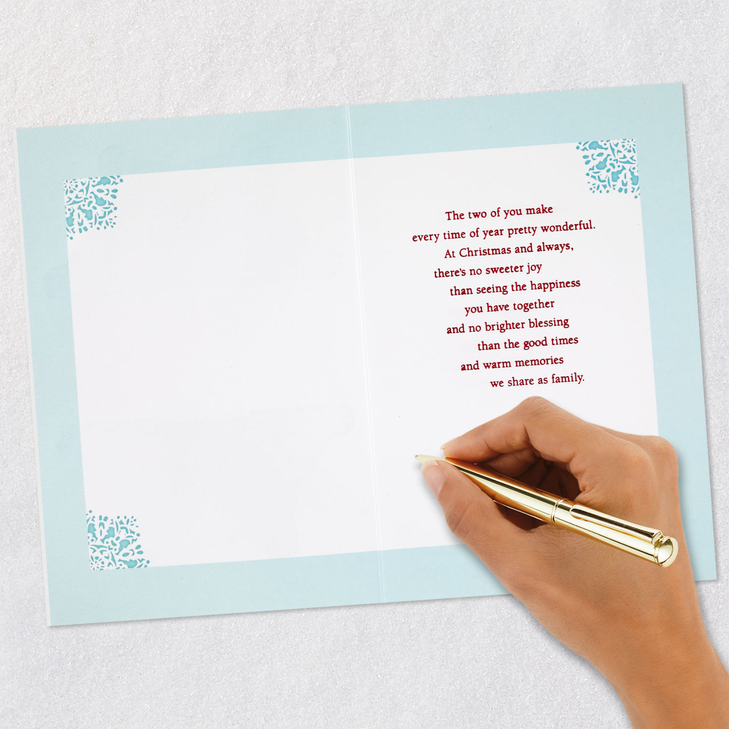 You're a Blessing Christmas Card for Daughter and Son-in-Law, , large image number 6