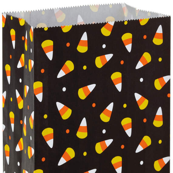 Candy Corn 15-Pack Halloween Paper Goodie Bags, , large image number 4