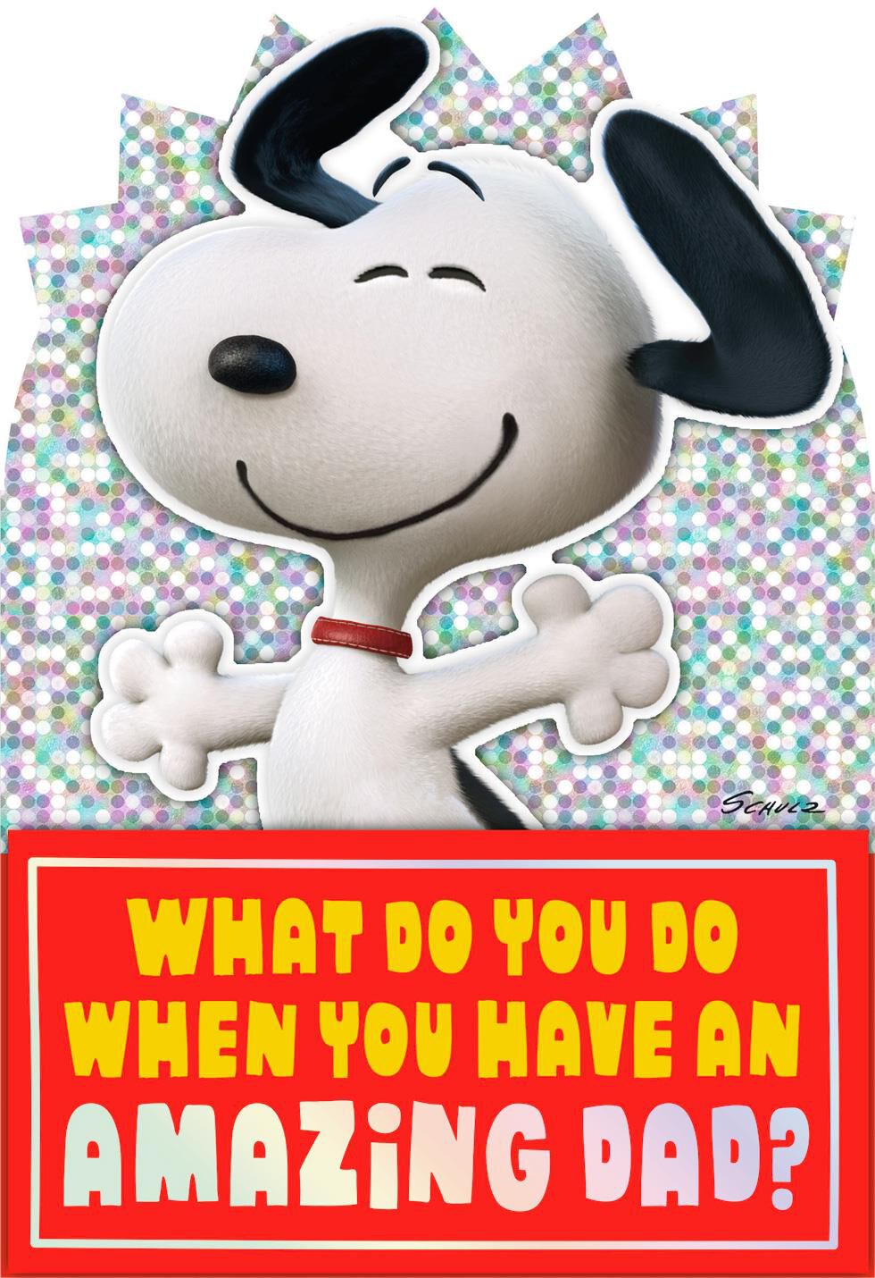 Peanuts® Snoopy Amazing Dad Father's Day Card