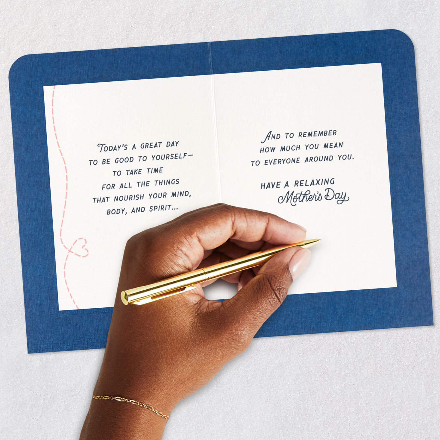 Mug of Tea on Blue Mother's Day Card Signing card image number 7