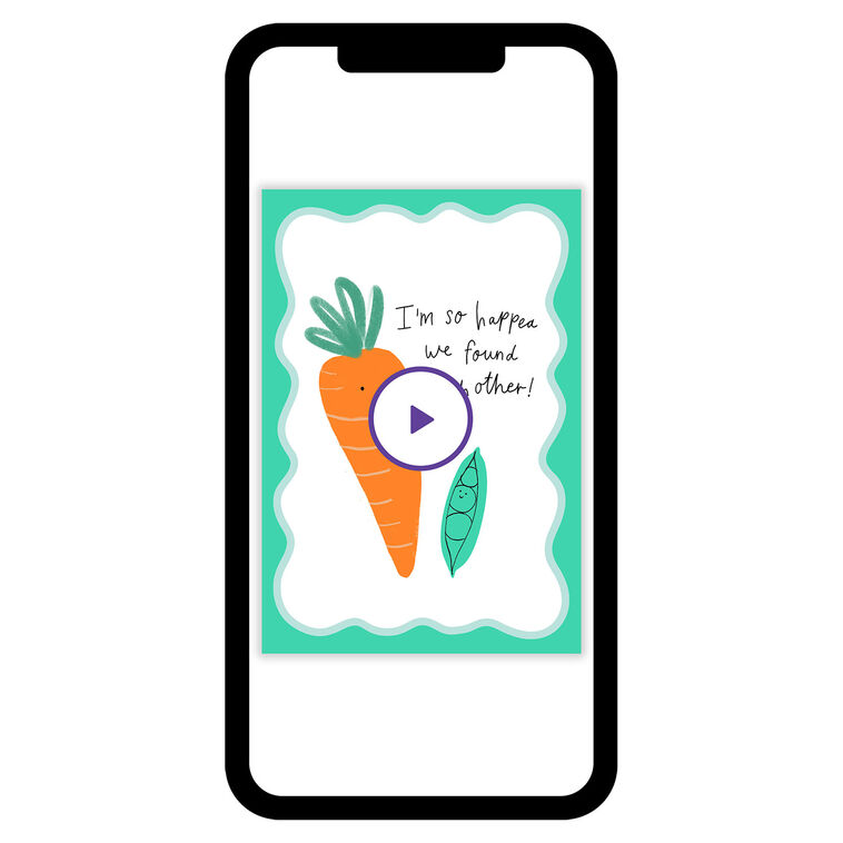 Peas and Carrot Love eCard