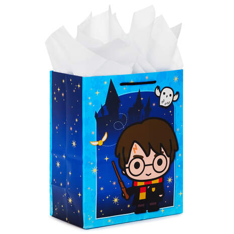 9.6" Harry Potter™ Gift Bag With Tissue Paper, , large