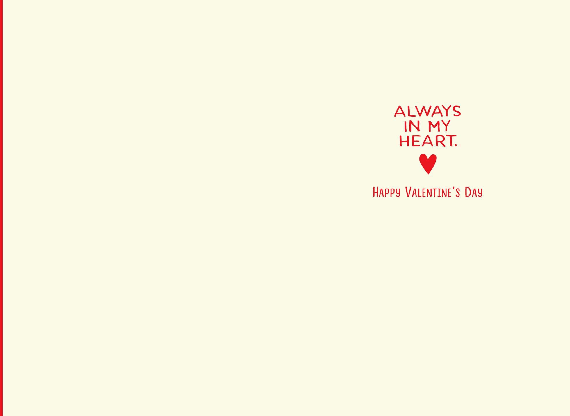 Always in my Heart Musical Valentine’s Day Card