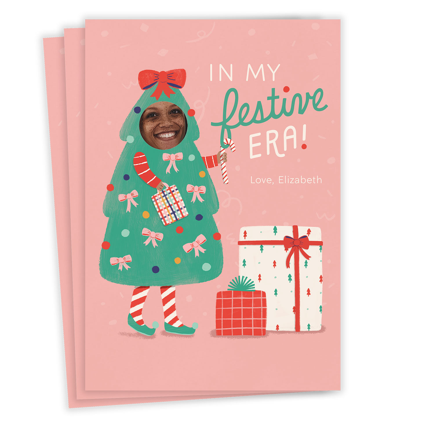 My Festive Era Flat Christmas Photo Card