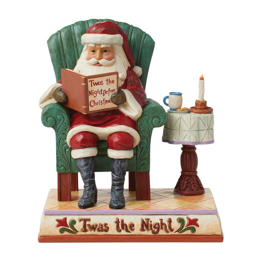 Jim Shore Santa Twas The Night Figurine, 7.125", 