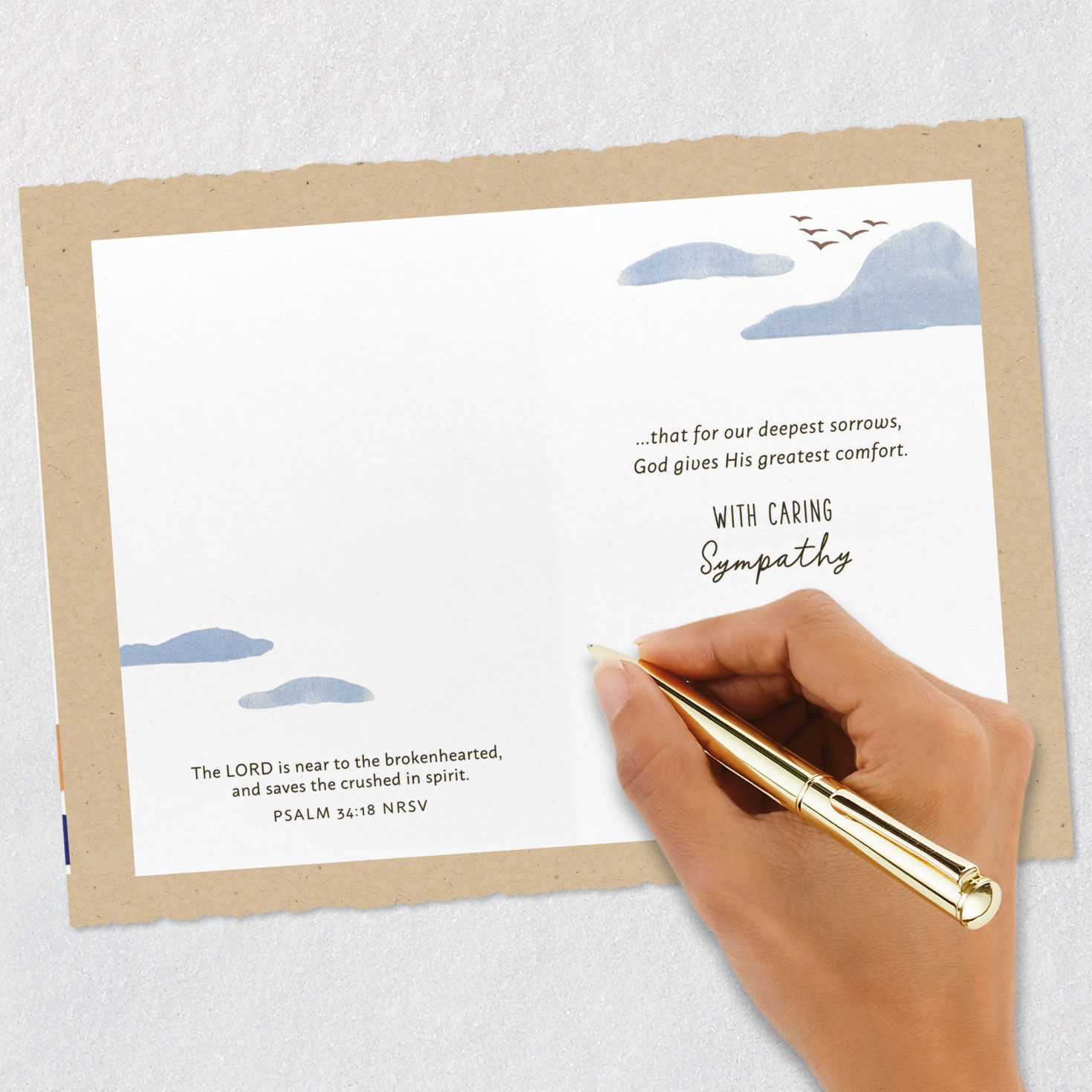 Heaven Understands Religious Sympathy Card for Family, , large image number 7