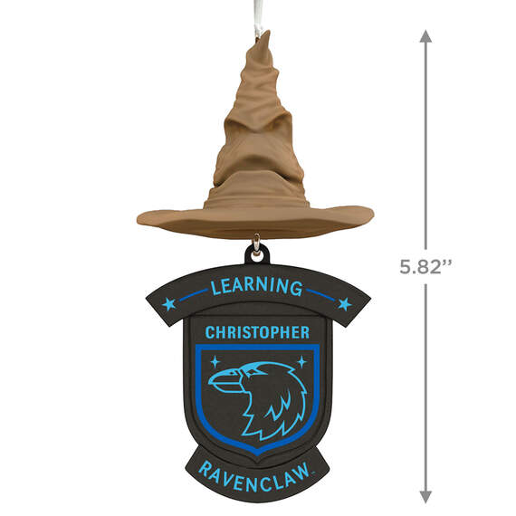 Harry Potter™ Sorting Hat House Trait Personalized Text Ornament, Ravenclaw™, , large image number 3