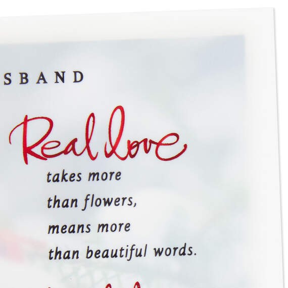Real Love Christmas Card for Husband, , large image number 4