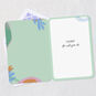 Leaves and Abstract Shapes Caregiver Thank You Card Open card with envelope image number 3