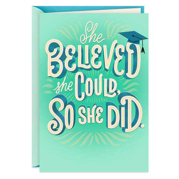 So Proud of You High School Graduation Card for Daughter, , large image number 1
