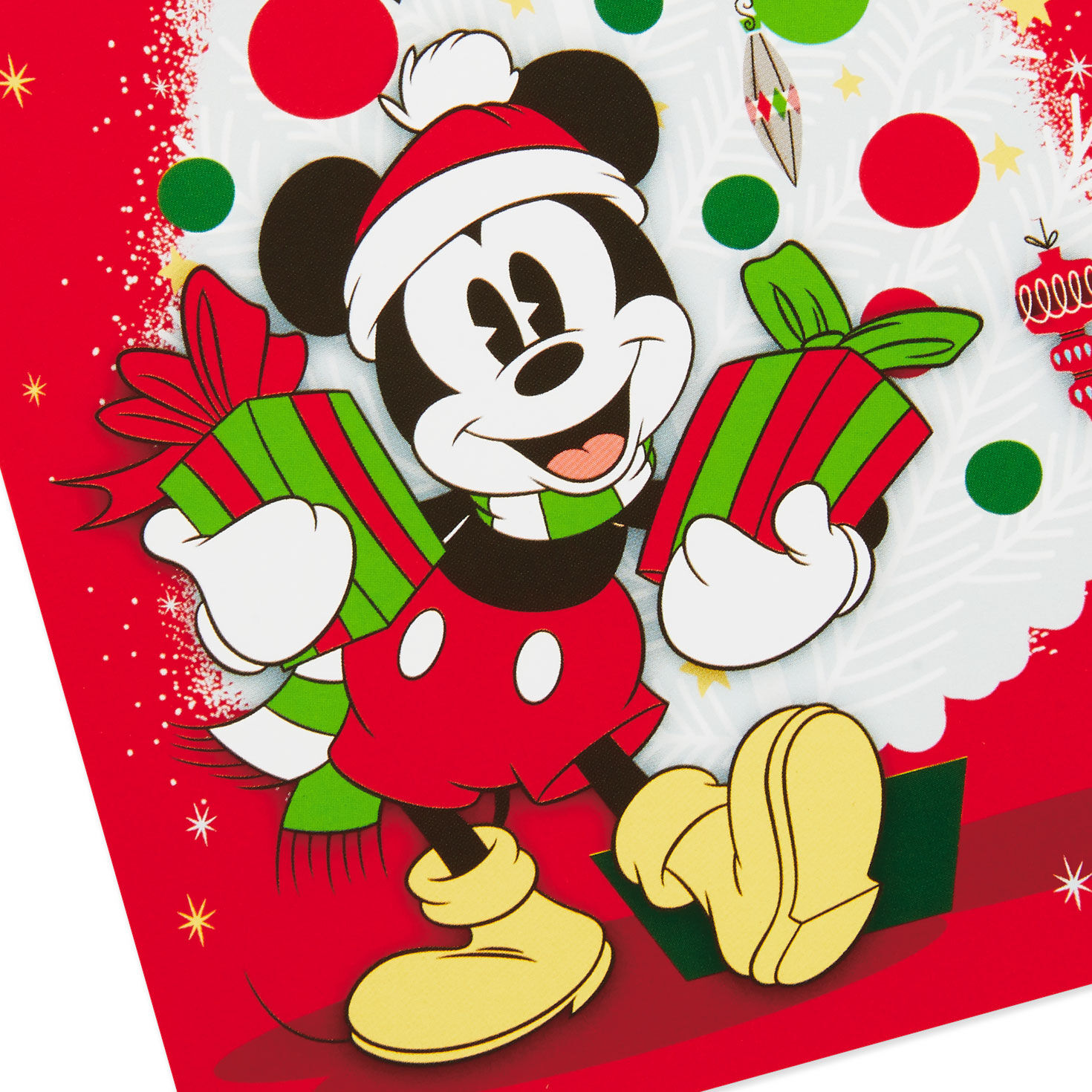 Disney Jolly, Joyful Mickey Mouse Christmas Cards Card Front Detail image number 4