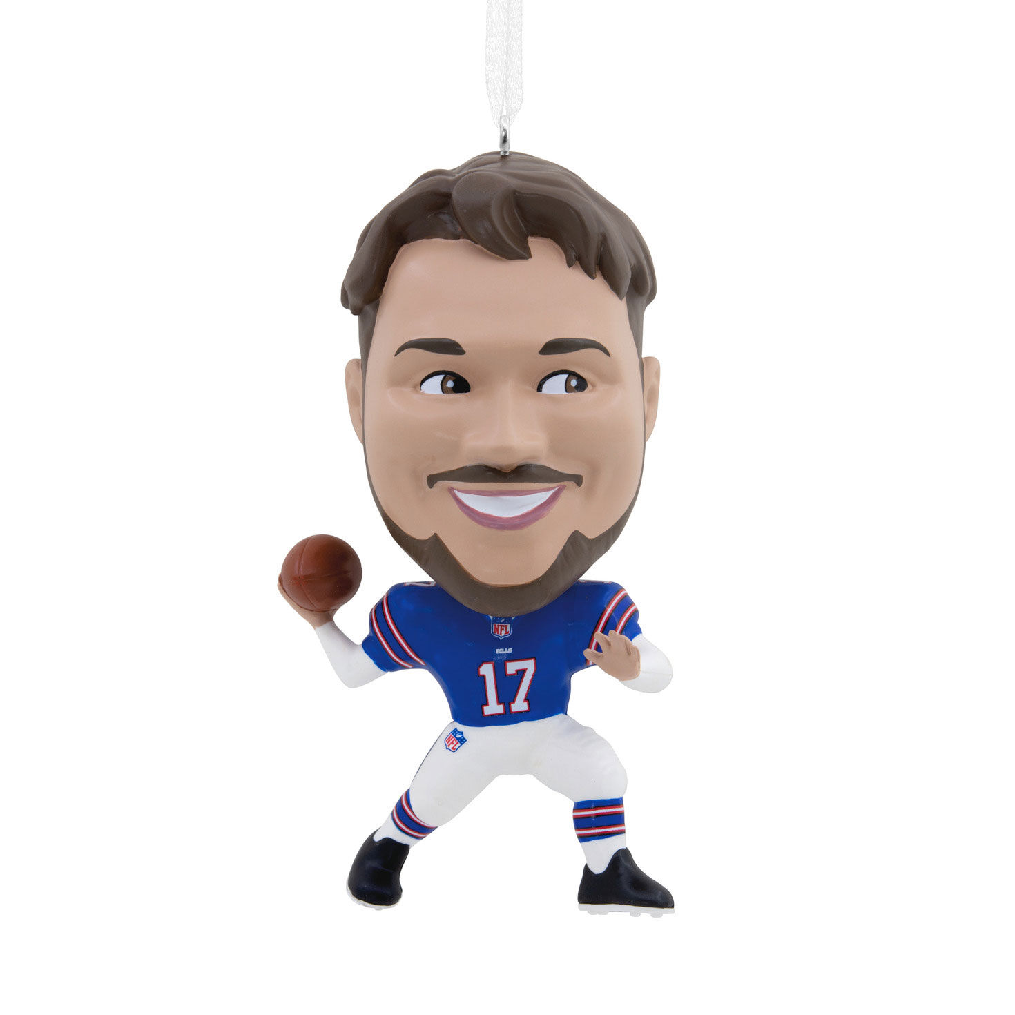 NFL Buffalo Bills Josh Allen Bouncing Buddy Hallmark Ornament Hallmark Ornaments Hallmark