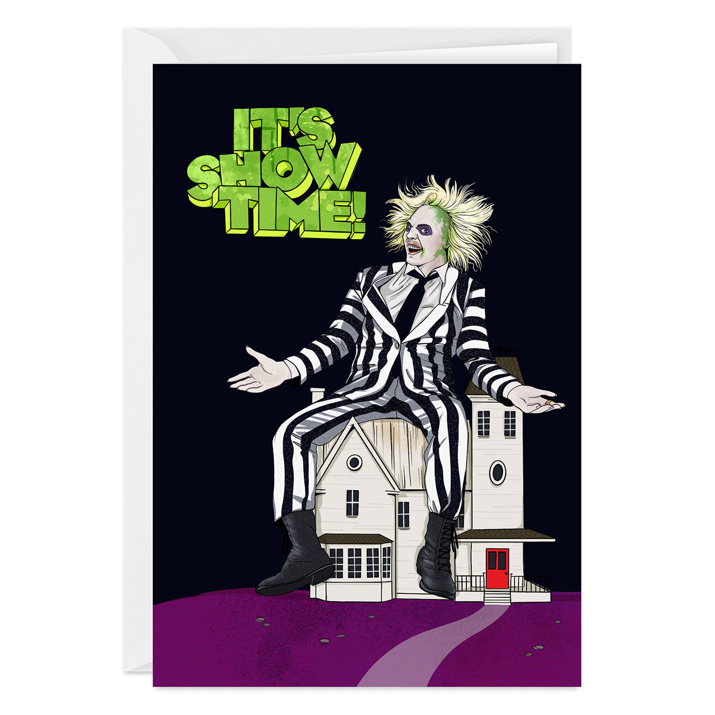Beetlejuice™ It's Show Time Custom Halloween Card for only USD 4.99 | Hallmark