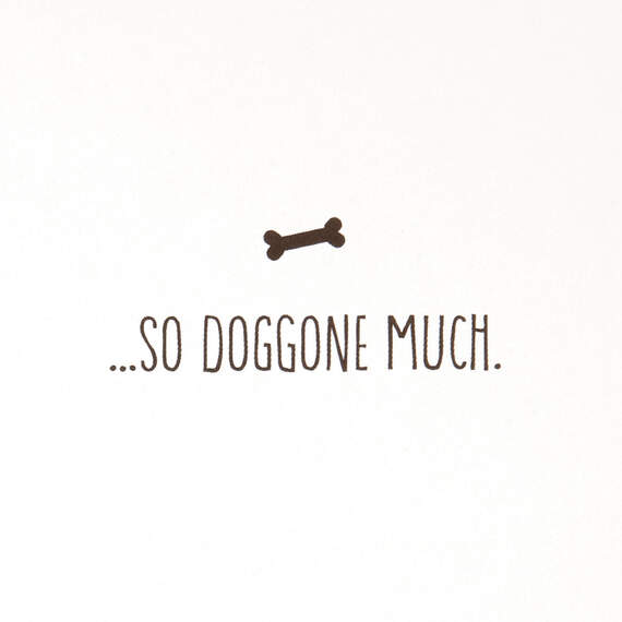 So Doggone Much Love Card, , large image number 2