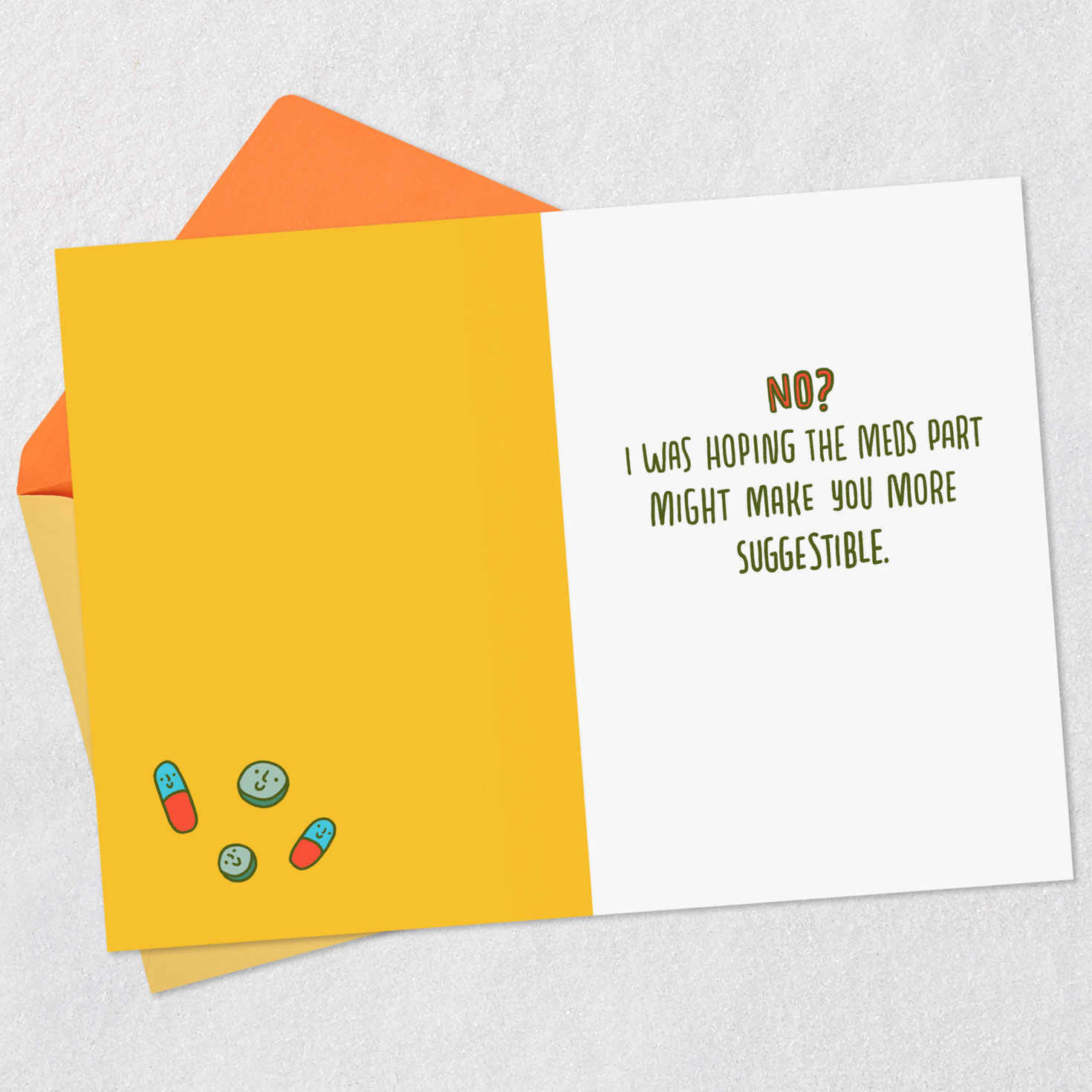 Get Well Tips Funny Card for Illness Open card with envelope image number 3